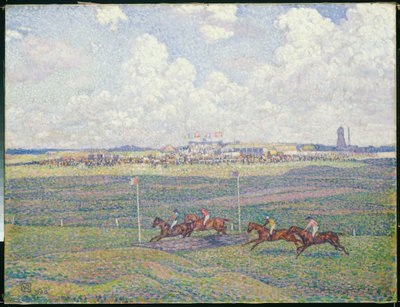 Závodiště v Boulogne-sur-Mer od Théo van Rysselberghe