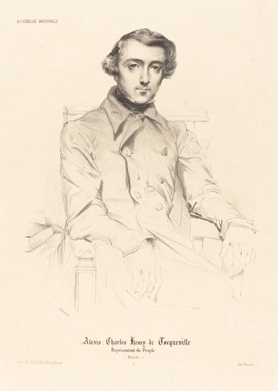 Alexis Charles Henry de Tocqueville od Théodore Chassériau