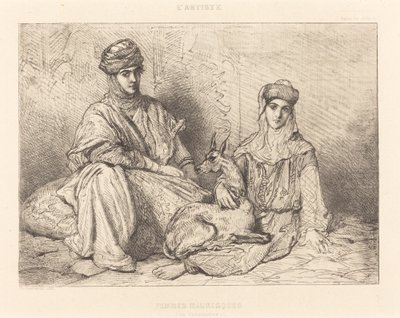 Maurské ženy z Konstantina od Théodore Chassériau