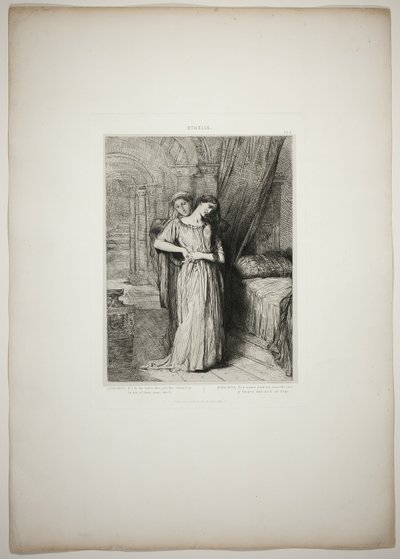 If I Do Die Before Thee, osmá deska z Othella od Théodore Chassériau