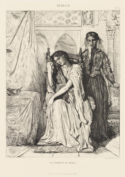 Othello Suite, č. 9 od Théodore Chassériau