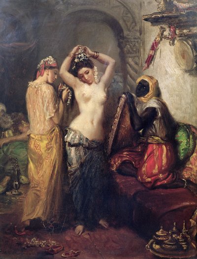 Toaleta v Seragliu od Théodore Chassériau