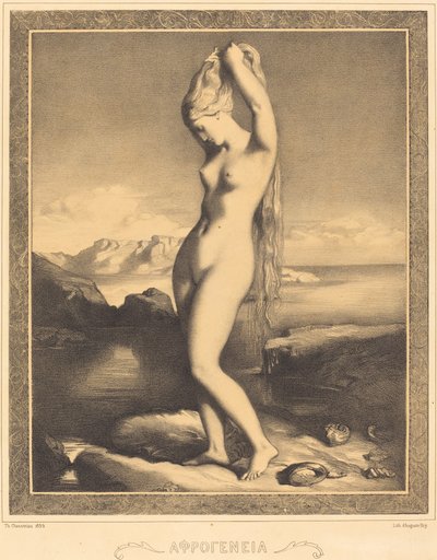 Venuše Anadyomene od Théodore Chassériau