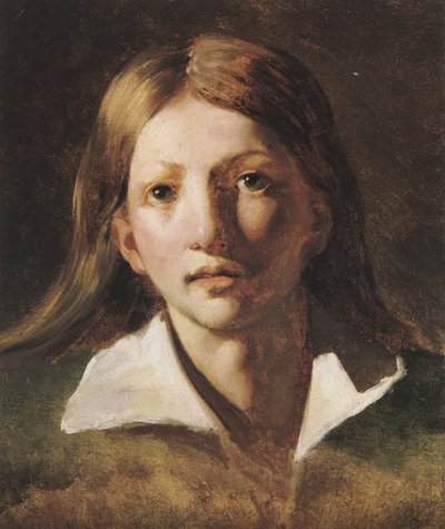 Portrétní studie mladíka od Theodore Gericault