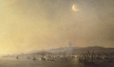 Námořní bitva u Cartageny 3. září 1643, Théodore Gudin, 1844. od Theodore Gudin