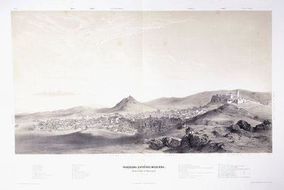 Panorama moderních Athén od Théodose du Moncel