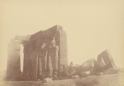 Zavřít pohled na kolos Ramesseum od Théodule Devéria