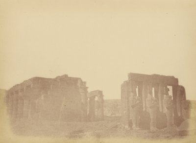 Přehled Ramesseum od Théodule Devéria