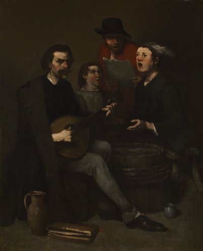 Zpěváci, 1863-1868. od Auguste Theodule Ribot