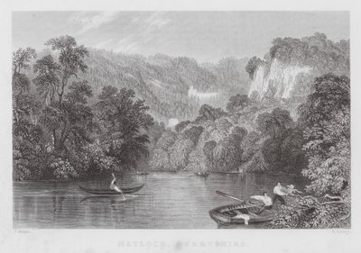 Matlock, Derbyshire (rytina) od Thomas (after) Allom