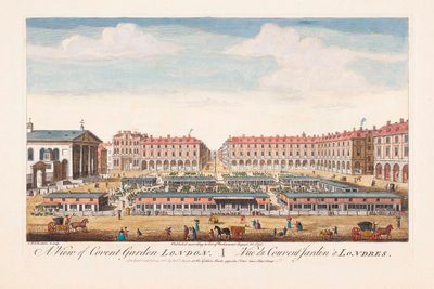 Pohled na Covent Garden, Londýn od Thomas (after) Bowles