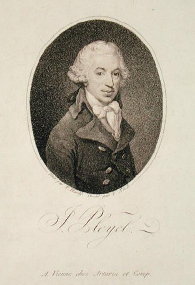 Portrét Ignace Pleyela (1757-1831) vyrytý Johannem Josephem Neidlem (1776-1832) (rytina) od Thomas (after) Hardy