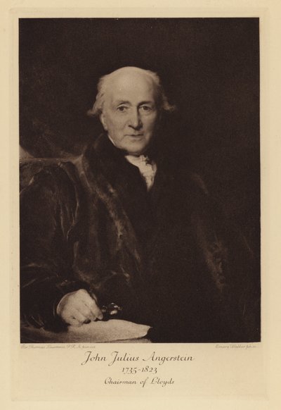 John Julius Angerstein, předseda Lloyd