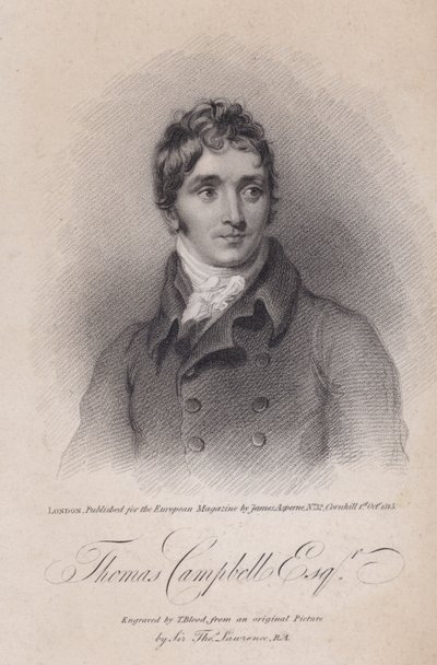 Thomas Campbell , skotský básník od Thomas (after) Lawrence
