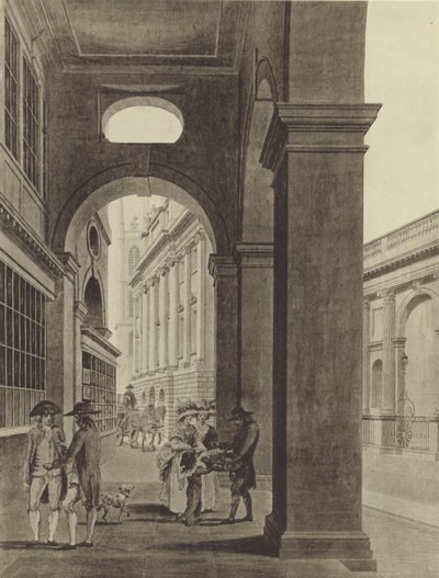 Bank of England z Royal Exchange Arcade od Thomas (after) Malton