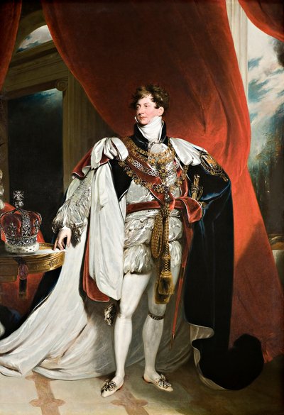 Portrét krále Jiřího IV od Thomas (studio of) Lawrence