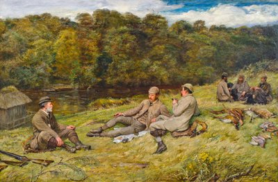Lovecká párty v Stobhall (Perthshire) od Thomas Alexander Ferguson Graham