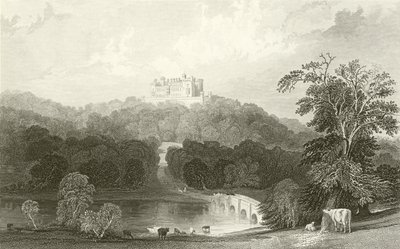 Hrad Belvoir, Leicestershire od Thomas Allom