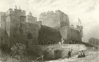 Hrad Carlisle, Cumberland od Thomas Allom