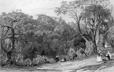 Castle Eden Hall, Durham, 1833 od Thomas Allom