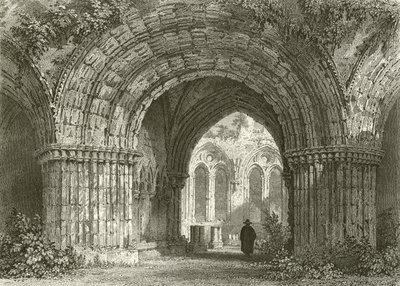Kapitula, Furness Abbey od Thomas Allom