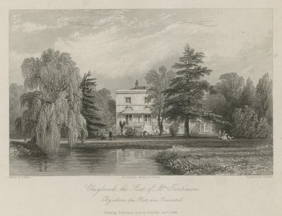 Claylands, sídlo paní Fentimy od Thomas Allom