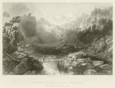 Přejezd Sanghou od Thomas Allom