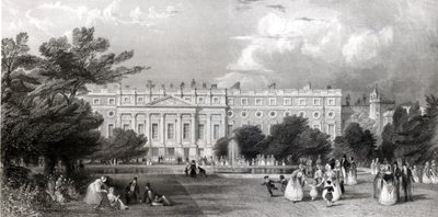 Palác Hampton Court od Thomas Allom