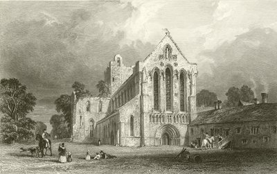 Lanercost Priory, Cumberland od Thomas Allom