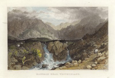 Mardale Head, Westmoreland od Thomas Allom
