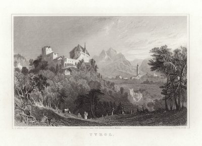Tyrolsko od Thomas Allom