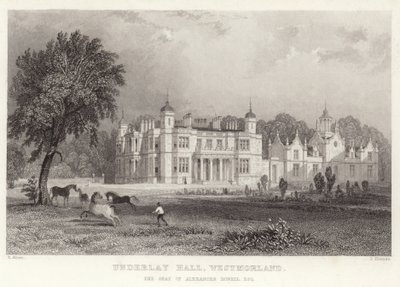 Underlay Hall ve Westmorelandu od Thomas Allom