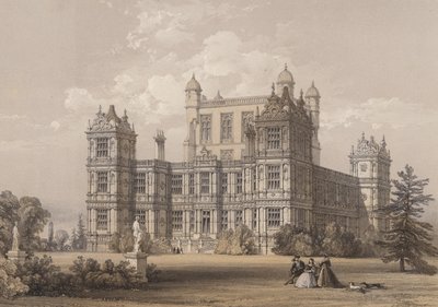 Wollaton Hall, Nottinghamshire od Thomas Allom