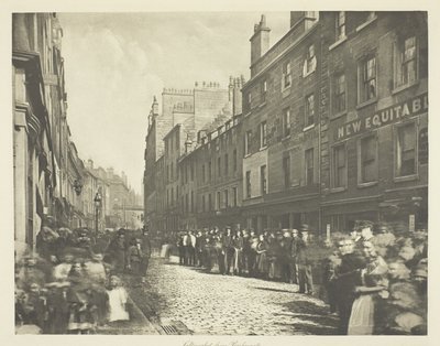 Saltmarket od brány Bridgegate od Thomas Annan