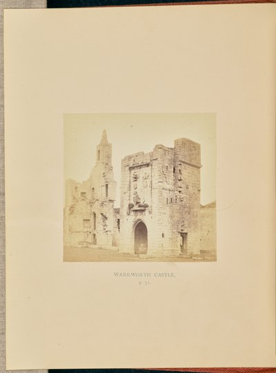 Hrad Warkworth od Thomas Annan