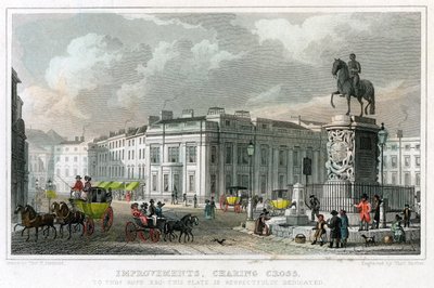 Zlepšení, Charing Cross, Westminster, Londýn, 1828. od Thomas Barber
