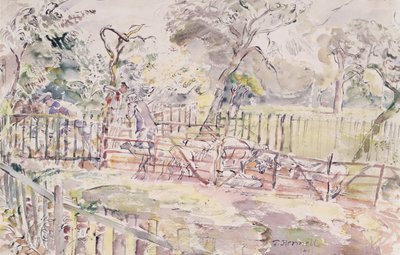 Namáčení ovcí, New Street, Ridley, 1941 od Thomas Barclay Hennell