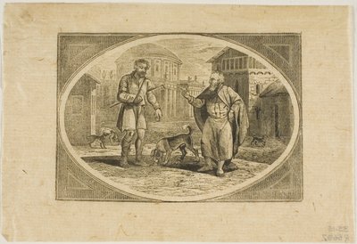 Bajka: Muž pokousaný psem od Thomas Bewick
