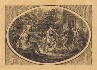 Der alte Mann und seine Söhne od Thomas Bewick