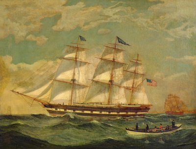 Loď Houqua od Thomas Birch