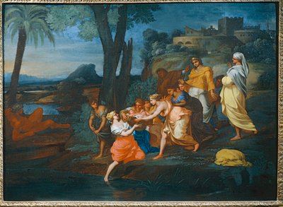 Moise sauve des eaux - Mojžíš se zachránil před vodami... od Thomas Blanchet