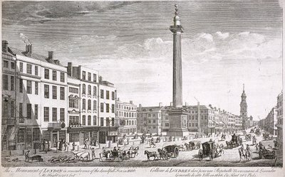 Fish Street Hill, Londýn, c1750 od Thomas Bowles