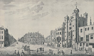 Mimo palác St. James, Pall Mall, 1740-1760, 1920 od Thomas Bowles