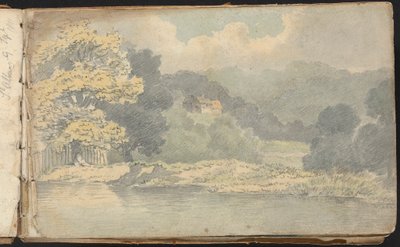Album Landscape and Figure Studies: Landscape Scene near St. Albans od Thomas Bradshaw