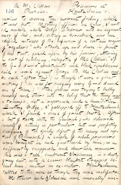 Thomas Butler Gunn Diaries- svazek 19, strana 177, 4. května 1862 od Thomas Butler Gunn