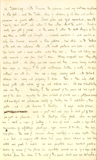 Thomas Butler Gunn Diaries- svazek 2, strana 142, 24. července 1851 od Thomas Butler Gunn