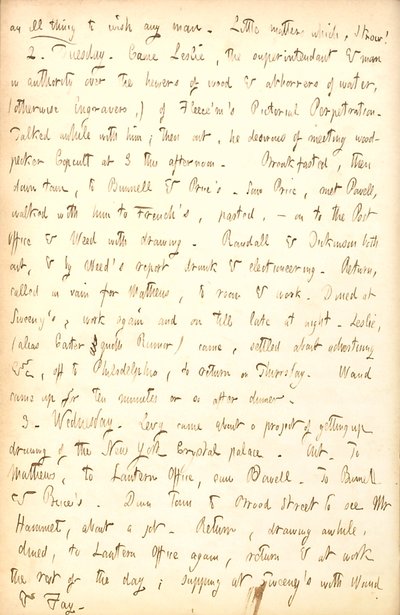 Thomas Butler Gunn Diaries- svazek 5, strana 83, 1. až 3. listopadu 1852 od Thomas Butler Gunn