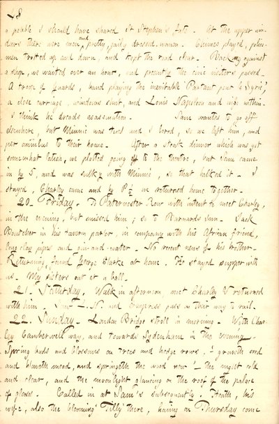 Thomas Butler Gunn Diaries- svazek 7, strana 54, 19. – 22. Dubna 1855 od Thomas Butler Gunn
