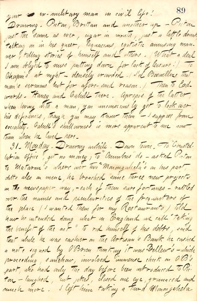 Thomas Butler Gunn Diaries: Volume 10, strana 101, 30. – 31. Ledna 1859 od Thomas Butler Gunn