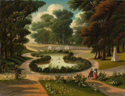 Hřbitov Mount Auburn, polovina 19. století. od Thomas Chambers